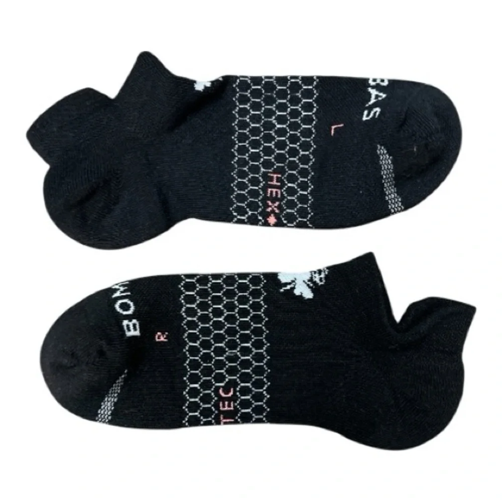 Bombas Women’s All Performance Black and White Athletic Socks. NWOT